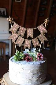 Its A Girl Cake Topper Its A Girl Topper Baby Girl Cake Etsy Baby Shower Cake Topper Girl Baby Shower Cakes For Boys Baby Shower Cake Topper