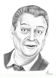 Rodney Dangerfield Greeting Card by Murphy Elliott