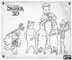 Hours of fun await you by coloring a free drawing cartoons shrek. Shrek Coloring Pages Printable Games