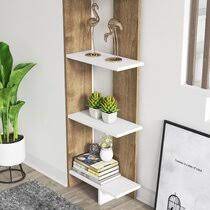 Easy beginner level build to get the most out of your space with a nice built in shelf that can be used as a desk, entertainment center, and more! Wood Corner Shelf Unit Wayfair