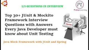 Mockito will return null or primitive value or empty collection. Top 30 Junit And Mockito Framework Interview Questions And Answers Unit Testing In Java Youtube