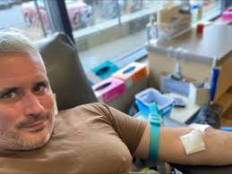 Getting my pint in for Operation GIVING GUNNER. Our goal is 56 pints and we  are at 34. 56th Field Artillery Regiment has partnered with Canadian Blood  Services to help make a