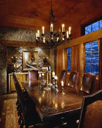 Dining table set will make your dining room feel like your at a mountain cabin retreat. Mountain Lodge Traditional Dining Room Phoenix By Design Directives Llc Houzz