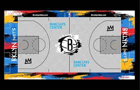 2021 brooklyn nets classic edition court 1.0. Nets News See Brooklyn S Special 2020 21 City Edition Court Design