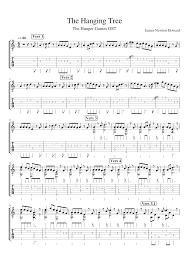 Mockingjay part 1 original motion picture score. The Hanging Tree Sheet Music For Guitar Solo Musescore Com