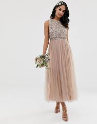 Cute And Affordable Bridesmaid Dresses In 2020 Tulle Bridesmaid Dress Bridesmaid Sleeveless Sequin Bridesmaid Dresses