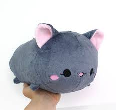 Plush Sewing Pattern Pdf Cat Roll Plush Kawaii Stacking Loaf Etsy Cat Roll Long Cat Cute Stuffed Animals