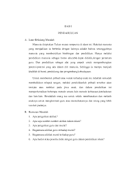 Latar belakang adalah dasar atau titik tolak untuk memberikan pemahaman kepada pembaca atau pendengar mengenai apa yang ingin kita sampaikan. Doc Akhlak Guru Terhadap Murid Pai A 17 I A I N Purwokerto Academia Edu