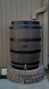 Once the holes are finished, set the platform in concrete and let it cure. 12 Rain Barrel Stand Diy Ideas Rain Barrel Rain Barrel Stand Barrel