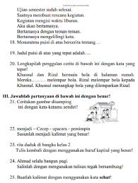 Soal essay bahasa indonesia kelas 8 semester 2 kurikulum 2013. Soal Uas Essay Bahasa Indonesia Kelas 9 Semester 2 Jawabanku Id
