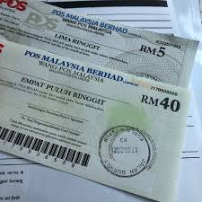 Postage, postal order, by money order. Photos At Pos Malaysia Post Office In Kuala Lumpur