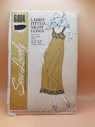 70s Sew Lovely Laverne Devereaux G804 Pattern Lingerie - Nightgown 34 - 40  | eBay