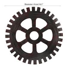 41 Cm Industrielle Holz Holz Getriebe Vintage Retro Art Bar Cafe Wandbehang Dekoration
