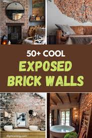 Exposed wooden beams and brick give this living room a rustic feel, while the white furniture keeps it modern and classic. 50 Stunning Exposed Brick Wall Ideas For Interior Designs
