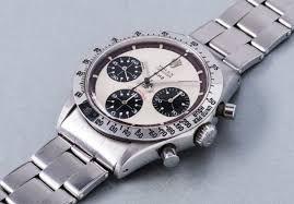 Rolex An Extremely Rare And Highly Attractive Stainless
