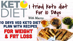 I Tried Keto Diet 10 Days Indian Veg Keto Diet Plan Macros Recipes Weight Fat Loss Hindi