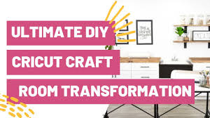 If you own a cricut, you should go check it out. Ultimate Diy Cricut Craft Room Transformation Perfect For Small Spaces Youtube