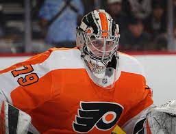 Philadelphia Pennsylvania December 20 Carter Hart 79 Of The Philadelphia Flyers Tends Net Against The Nashvil Philadelphia Flyers Flyers Hockey Ice Hockey