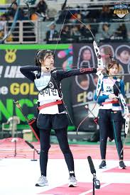 2018 Idol Star Athletics Championships Releases Photos From Archery Event Soompi Red Velvet Irene Ulzzang Korean Girl Red Velvet
