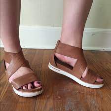 Eileen fisher womens boost washed leather platform sandal. Eileen Fisher Shoes Eileen Fisher Sport Sandals Poshmark