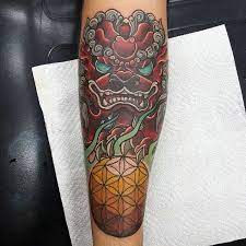 With their importance and meaning foo dogs are a popular asian tattoo design. 100 Foo Dog Tattoo Designs For Men Chinese Gaurdian Lions