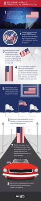 Remove the blue side liner from the adhesive strip and press the strip onto the hook. 8 Rules For Properly Displaying An American Flag