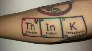 Atheist Tattoo Periodic Table Of Elements Thorium Indium Potassium Big Bear Tattoo Elements Tattoo Atheist Tattoo Tattoos
