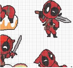 Deadpool Cross Stitch Pattern Maker Geek Cross Stitch Cross Stitch Patterns