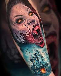 🎨 Dynamic realism meets surreal creativity. Meet Andy Large  (@andylargetattoo) of @powerlinetattoo, an amazing tattoo artist blending  illustrative and realistic styles to create timeless pieces inspired by  anime, comics, and pop culture.