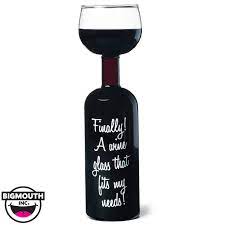 Wine Bottle Novelty Glass At Mighty Ape Nz Novelty wine glass glasses drinking coffee mug birthday party for her gift new.