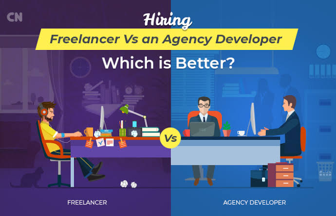 Image result for Which are better? Full-service Agencies Vs. Freelancers"