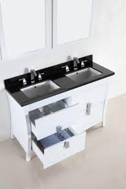 48 In Double Sink Vanity With Black