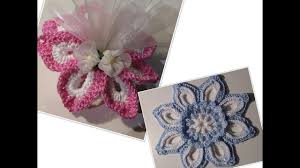 7cm x 5cm disponibile in tre colori: Bomboniera Fiore All Uncinetto Tutorial Crochet Youtube