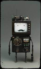 by riccardo zema retro robot robot art robot sculpture