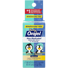 Amazon Com Orajel Baby Daytime And Nighttime Non Medicated Cooling Gels For Teething 2 Tubes 0 18 Oz Each Beauty