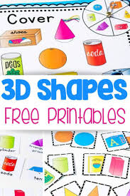 3d Shapes Free Printable Activities Shape Activities Kindergarten Shape Activities Preschool Shapes Preschool