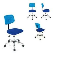 Sediolina Sedia Per Camerette Per Bambini Di Colore Blu Girevole Con Ruote Casa Ebay