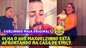 OLHA O QUÊ MAXUELZINHO ESTÁ APRONTANDO NA CASA DE EMILY 😂😂