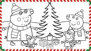 Lets have some fun coloring peppa pig. Peppa Pig Christmas Coloring Book Pages Kids Fun Art Coloring Videos For Kids Youtube
