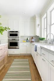 green and black stripe kitchen sink rug