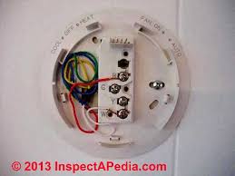 Red is the universal color indicating a hot wire. Guide To Wiring Connections For Room Thermostats