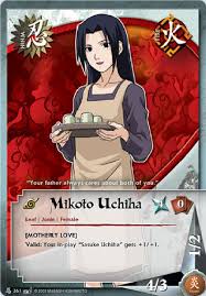 The sharingan (写輪眼) is the kekkei genkai of the uchiha clan that appears selectively among its members. Mikoto Uchiha Tg Card By Puja39 On Deviantart