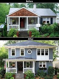 Before And After Pictures Of Ranch Second Story Additions Second Floor Addition Home Reno Ranch House Remodel Ranch House Additions Exterior House Renovation