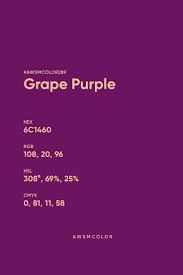 Grape Purple In 2020 Flat Color Palette Hex Color Palette Color Palette Design
