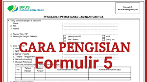 Cara Mengisi Formulir Bpjs Ketenagakerjaan Online Youtube