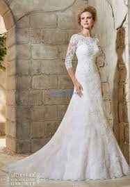 3 4 Sleeve Wedding Gowns Mermaid Vestidos De Novia High Neck Lace Top Beading Bridal Gowns Low Ba Wedding Dresses Bridal Wedding Dresses Mori Lee Wedding Dress