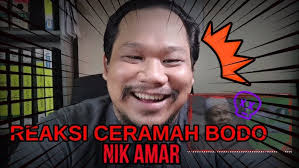 ULASAN REAKSI CERAMAH BODO NIK AMAR