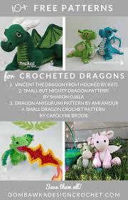 This pattern is crocheted as a rectangle that is then seamed together to create the phone case shape. 10 Free Dragon Crochet Patterns Oombawka Design Crochet