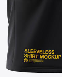 Download Men S Sleeveless Shirt Mockup Front Half Side View Of Muscle Shirt In Apparel Mockups On Yellow Images Object Mockups