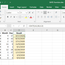 What is the function of a formula in excel? How To Use The Excel Date Function